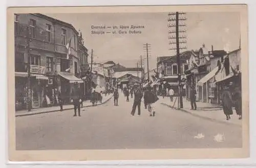 96660 Ak Skopje Mazedonien - ul. Cara Dusana um 1920
