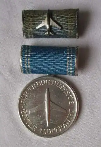 DDR Medaille für treue Dienste in der Zivilen Luftfahrt in Silber 190a (104533)