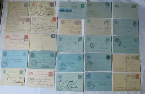 Sammlung mit 83x Ganzsachen Briefe & Postkarten Niederlande oft vor 1900(105662)