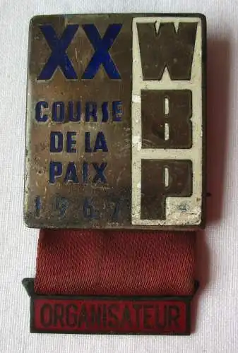 DDR Medaille XX. Course de la Paix - Friedensfahrt 1967 ORGANISATEUR (129885)