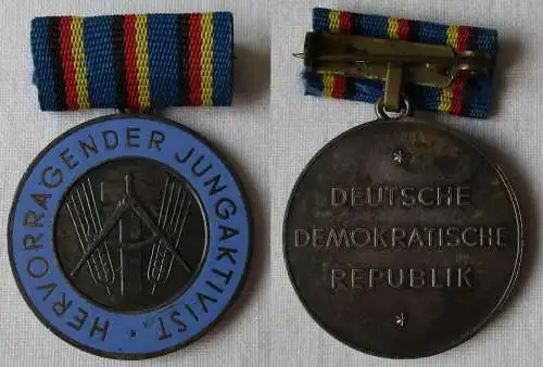 DDR Orden Hervorragender Jungaktivist 1964-75 im Etui Bartel 77 b (142964)