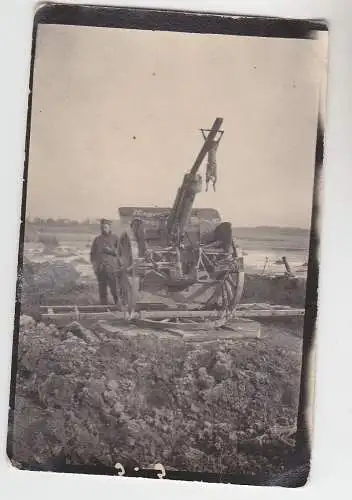 68241 Foto Kanone Fliegerschreck 1.Weltkrieg um 1916