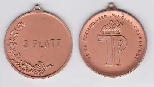 DDR Medaille Betriebsferienlager "Nikolai Ostrowski" Stufe Bronze (139501)