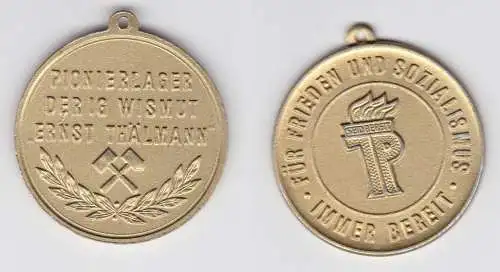 DDR Medaille Pionierlager der IG Wismut "Ernst Thälmann" Stufe Gold (138655)