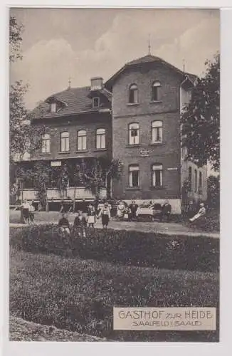 73543 Ak Gasthaus zur Heide in Saalfeld an der Saale um 1930