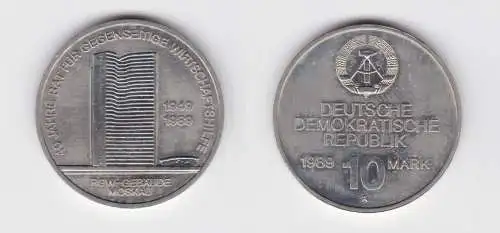 DDR Gedenk Münze 10 Mark 40 Jahre RGW 1989 Stempelglanz (136827)