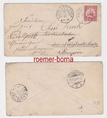 79590 Brief Deutsch Südwest Afrika Stempel Swakopmund 1903
