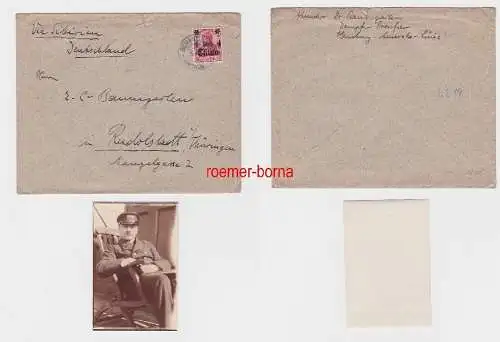72283 Brief Deutsche Post in China Schanghai 4 Cents 1914