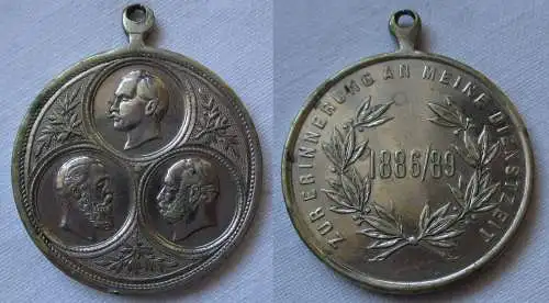 seltene Medaille Zur Erinnerung an meine Dienstzeit 1886/89 (125212)