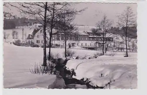 92463 Ferienheim des VEB Zentralwerkstatt Regis Walthersdorf Erzgebirge 1962