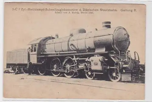 70622 Ak Heißdampf-Schnellzugslokomotive der dänischen Staatsbahn 1921