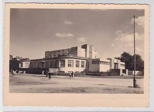 82306 AK Ostseebad Warnemünde - Promenade um 1950