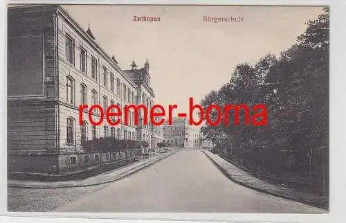 75379 Ak Zschopau Bürgerschule 1914