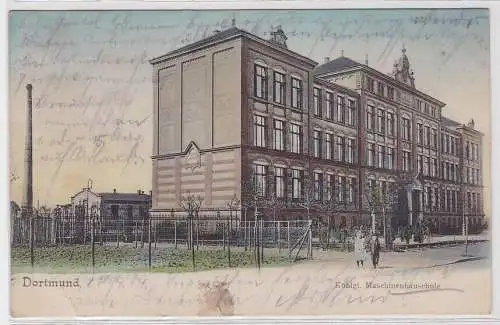 90847 Ak Dortmund königliche Maschinenbauschule 1904