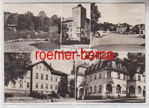 75042 Mehrbild Ak Rodewisch Vogtl. Fachschule für Industrieökonomie usw. 1968