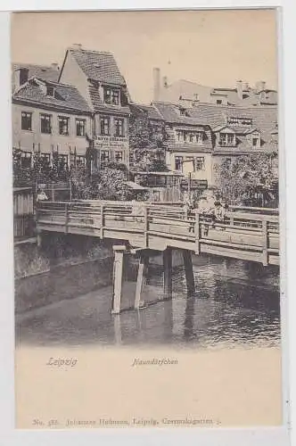 98084 Ak Leipzig Naundörfchen mit Geschäft von August Hentsch um 1900