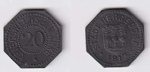 20 Pfennig Zink Münze Notgeld Stadt Bergedorf (Hamburg) 1917   (167150)