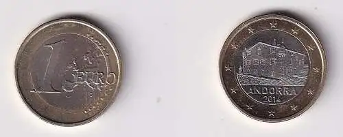 Andorra 1 Euro Kursmünze 2014 Stempelglanz (166883)