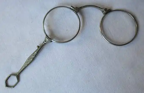 Antikes Lorgnette / Lorgnon, Klappbrille Art Déco um 1920 (157474)