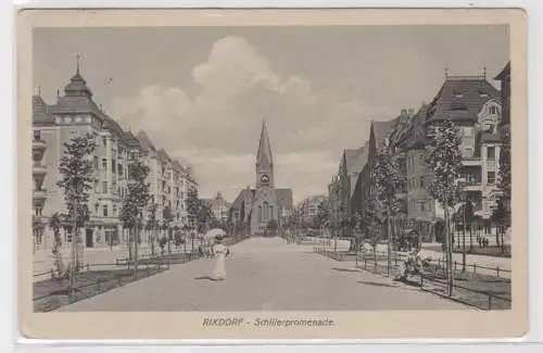 907106 Ak Rixdorf bei Berlin Schillerpromenade 1910