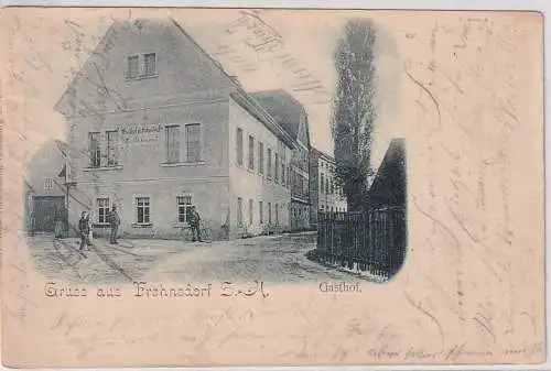 908356 Ak Gruß aus Frohnsdorf Sachsen-Altenburg Gasthof 1899