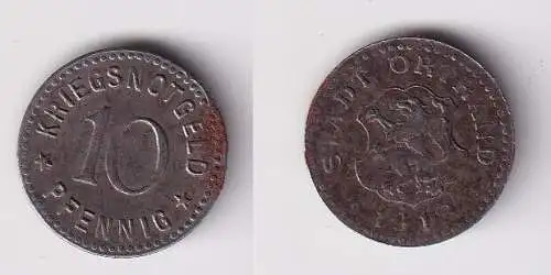 10 Pfennig Eisen Münze Notgeld Stadt Ortrand 1918   (167055)