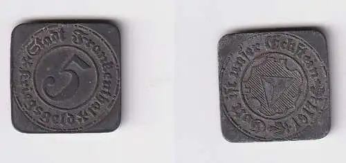 5 Pfennig Zink Münze Notgeld Stadt Frankenthal 1917   (167128)
