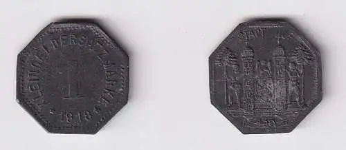 1 Pfennig Zink Münze Notgeld Stadt Hof 1918   (167059)