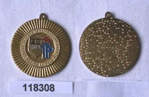 DDR Medaille vorbildliches Spezialisten Kollektiv Bezirk Leipzig (118308)