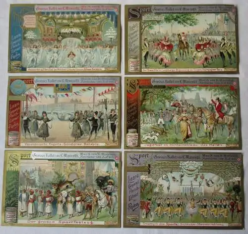 Liebigbilder Serie Nr. 413 Sport, Grosses Ballett von Manzotti 1898 (7/159614)