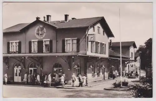 901298 Ak Staatsbad Bad Elster Bahnhof 1962