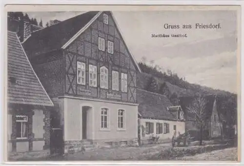 71079 Ak Gruß aus Friesdorf Matthäus Gasthof 1908