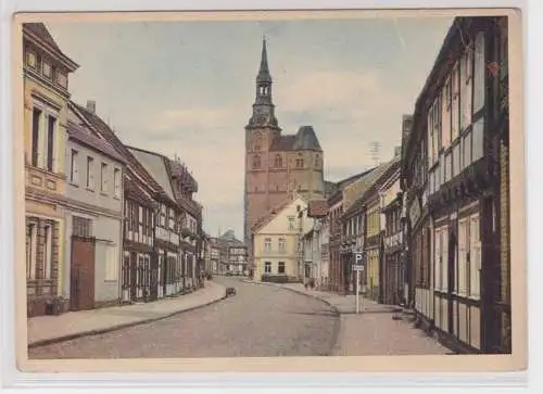 86050 Ak Tangermünde (Elbe) Kirchstrasse 1943