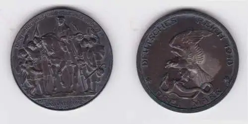3 Mark Silber Münze Preussen "Der König rief und alle, alle kamen" 1913 (114899)