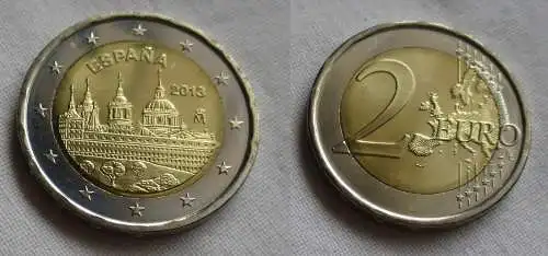 2 Euro Gedenkmünze Spanien 2013 Real Sitio de San Lorenzo de El Escorial(159429)