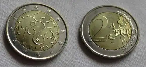 2 Euro Gedenkmünze Finnland 2013 150 Jahre Parlament (159087)