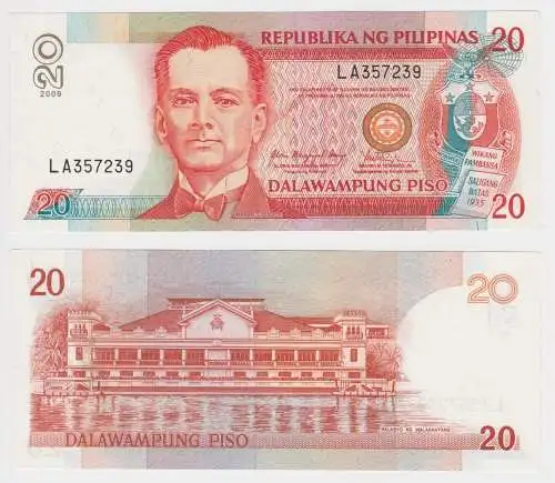 20 Piso Banknote Philipinen kassenfrisch UNC. (159579)