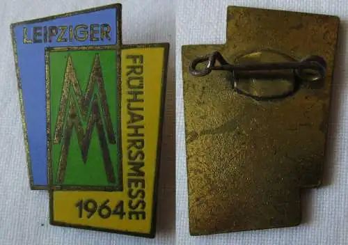 Abzeichen Leipziger Frühjahrsmesse 1964 für Besucher Aussteller Ausland (143062)
