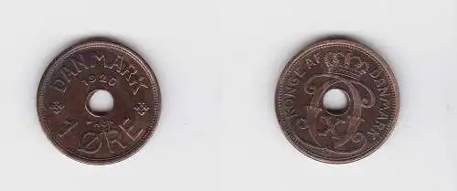 1 Öre Kupfer Münze Dänemark 1926 (133510)