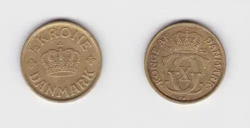 1/2 Krone Messing Münze Dänemark 1925 (133918)