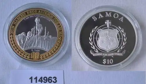 10 Tala Silbermünze Samoa 10 Gebote 2009 (114963)