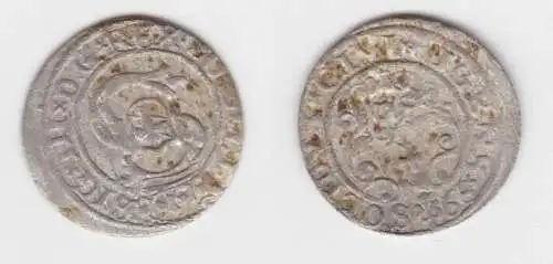 1 Schilling Silber Münze Riga Sigismund III. 1587-1632, 1599 (138419)