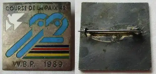 DDR Abzeichen 42. Friedensfahrt 1989 Course de la Paix 42 W.B.P. (137661)