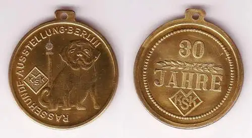 DDR Medaille 30 Jahre KVSK Rassehundeausstellung Berlin  (115092)
