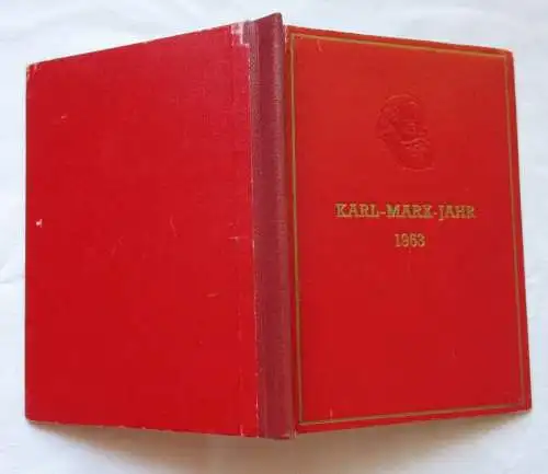seltenes DDR Jahrbuch Karl-Marx-Jahr 1953 Gedenkbüchlein (129379)
