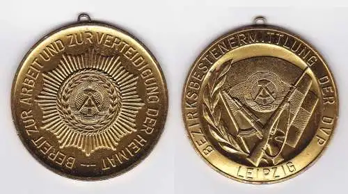 DDR Medaille Bestenermittlung der deutschen Volkspolizei Leipzig (115873)