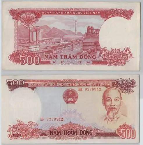 500 Dong Banknote Vietnam 1985 Pick 99 fast UNC (135191)