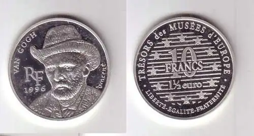 10 Franc Silber Münze Frankreich Schätze europäischer Museen 1996 (116446)