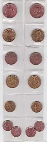 Kursmünzsatz KMS Südafrika mit 7 Münzen in Stempelglanz (133706)