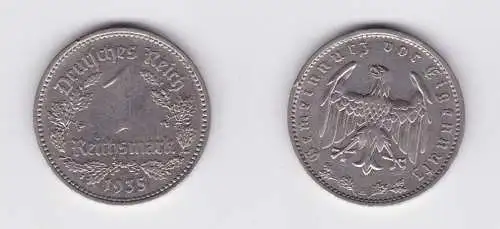1 Reichsmark Nickel Münze 3.Reich 1935 A Jäger Nr.354 (119727)